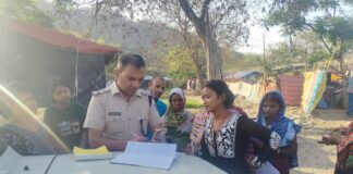 श्यामपुर पुलिस ने चलाकर सत्यापन अभियान काटे चालान