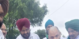राकेश टिकैत ने दिल्ली फार्म हाउस में किया पौधारोपण बंसल परिवार को दिया आशीर्वाद*
